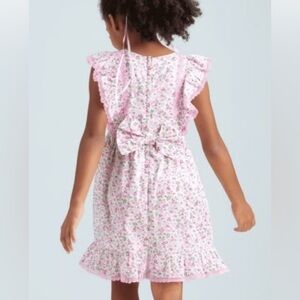 American Girl X LoveShackFancy Occasion Dress Floral Size 12 Ruffle Bow